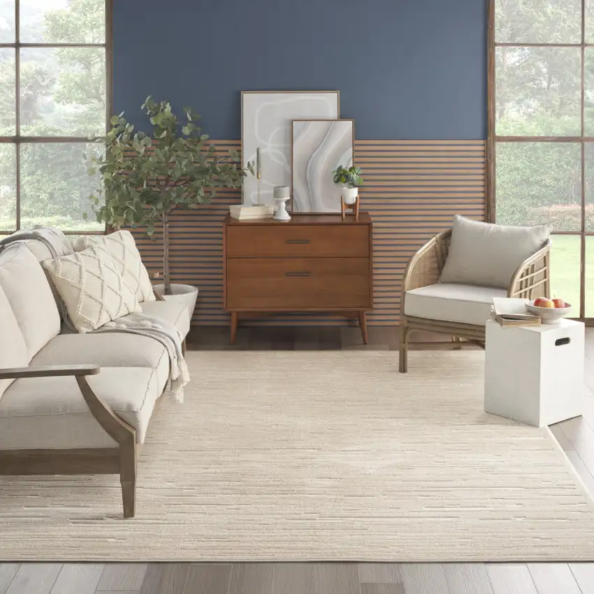 Tan Geometric Area Rug Photo 3