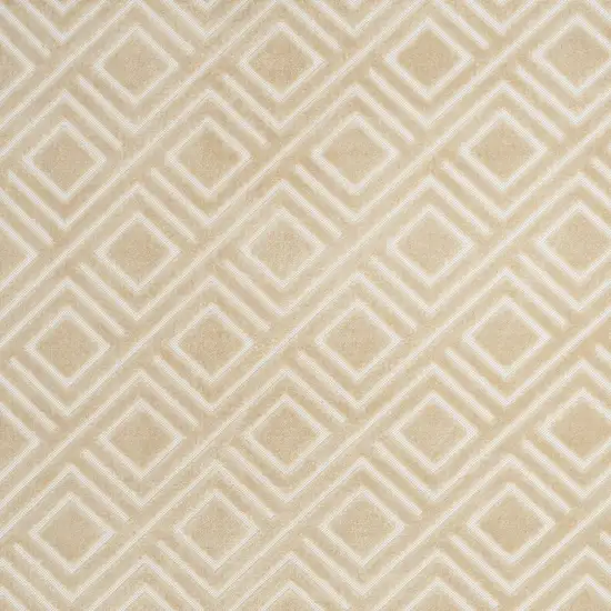 Tan Geometric Area Rug Photo 7
