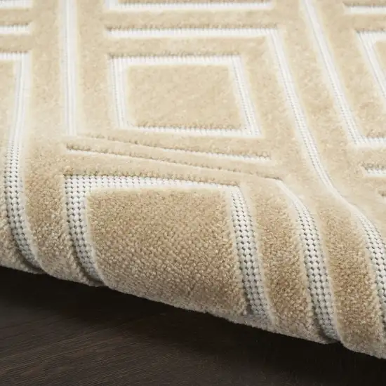 Tan Geometric Area Rug Photo 5