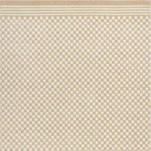 Photo of Tan Geometric Area Rug