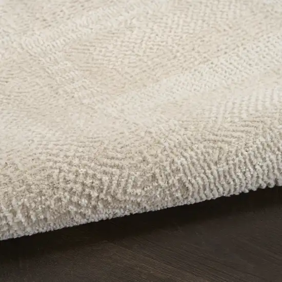 Tan Geometric Power Loom Area Rug Photo 8