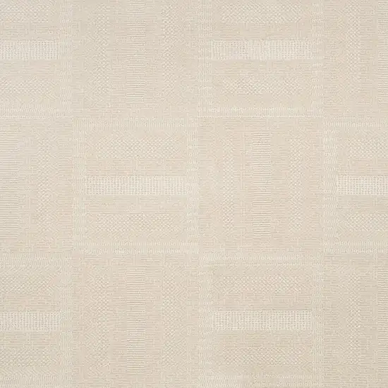 Tan Geometric Power Loom Area Rug Photo 3