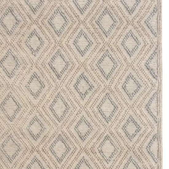 Natural Geometric Handmade Area Rug Photo 4