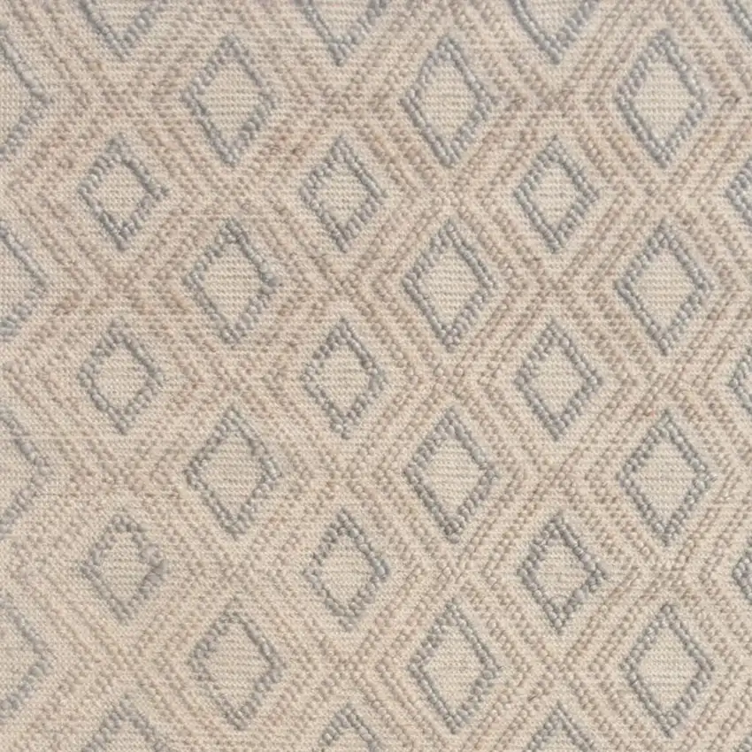 Natural Geometric Handmade Area Rug Photo 4