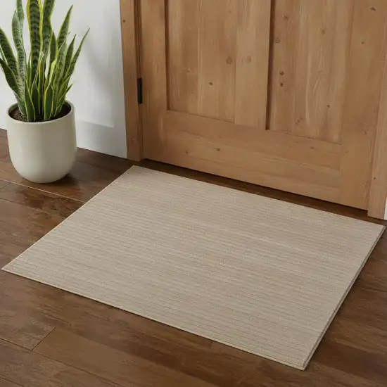 Tan Hand Woven Area Rug Photo 1