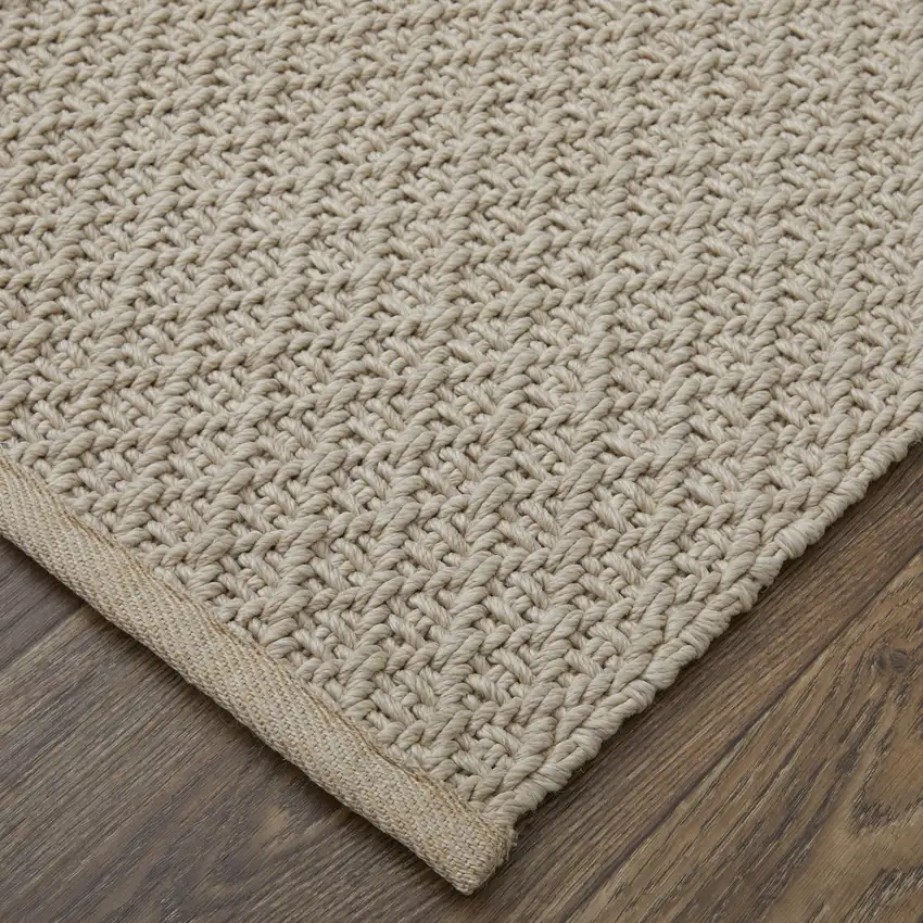 Tan Hand Woven Area Rug Photo 8