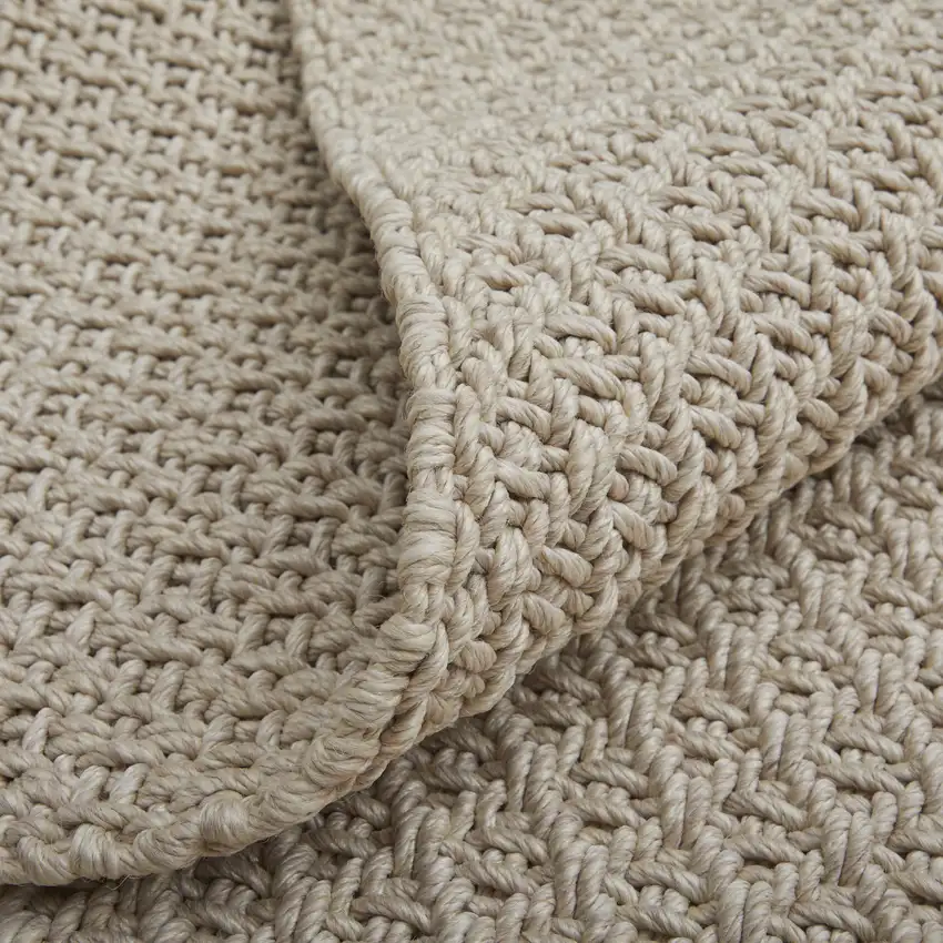 Tan Hand Woven Area Rug Photo 6