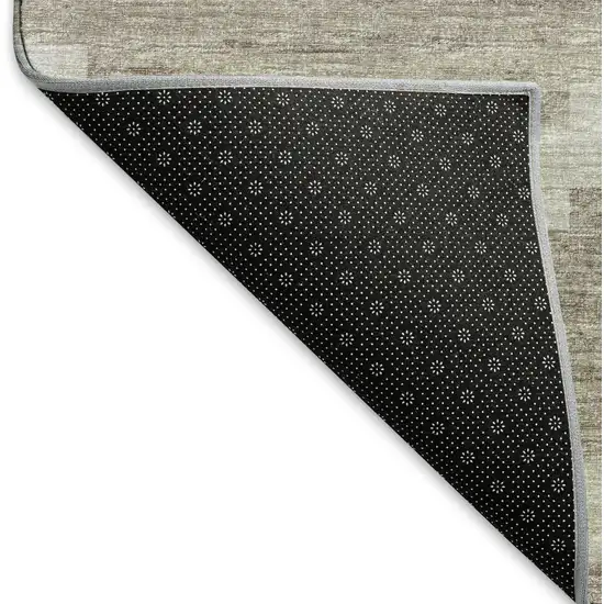 Tan Ivory And Beige Tribal Washable Area Rug With UV Protection Photo 3