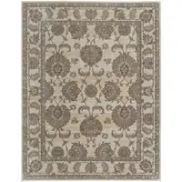 Photo of Tan Ivory And Brown Power Loom Area Rug