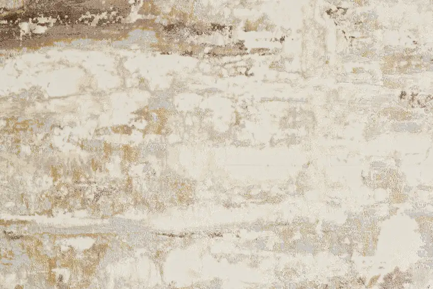 Tan Ivory And Gray Abstract Area Rug Photo 7