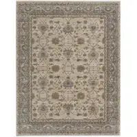 Photo of Tan Ivory And Gray Power Loom Area Rug