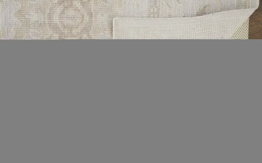Tan Ivory And Orange Floral Hand Knotted Stain Resistant Area Rug Photo 6