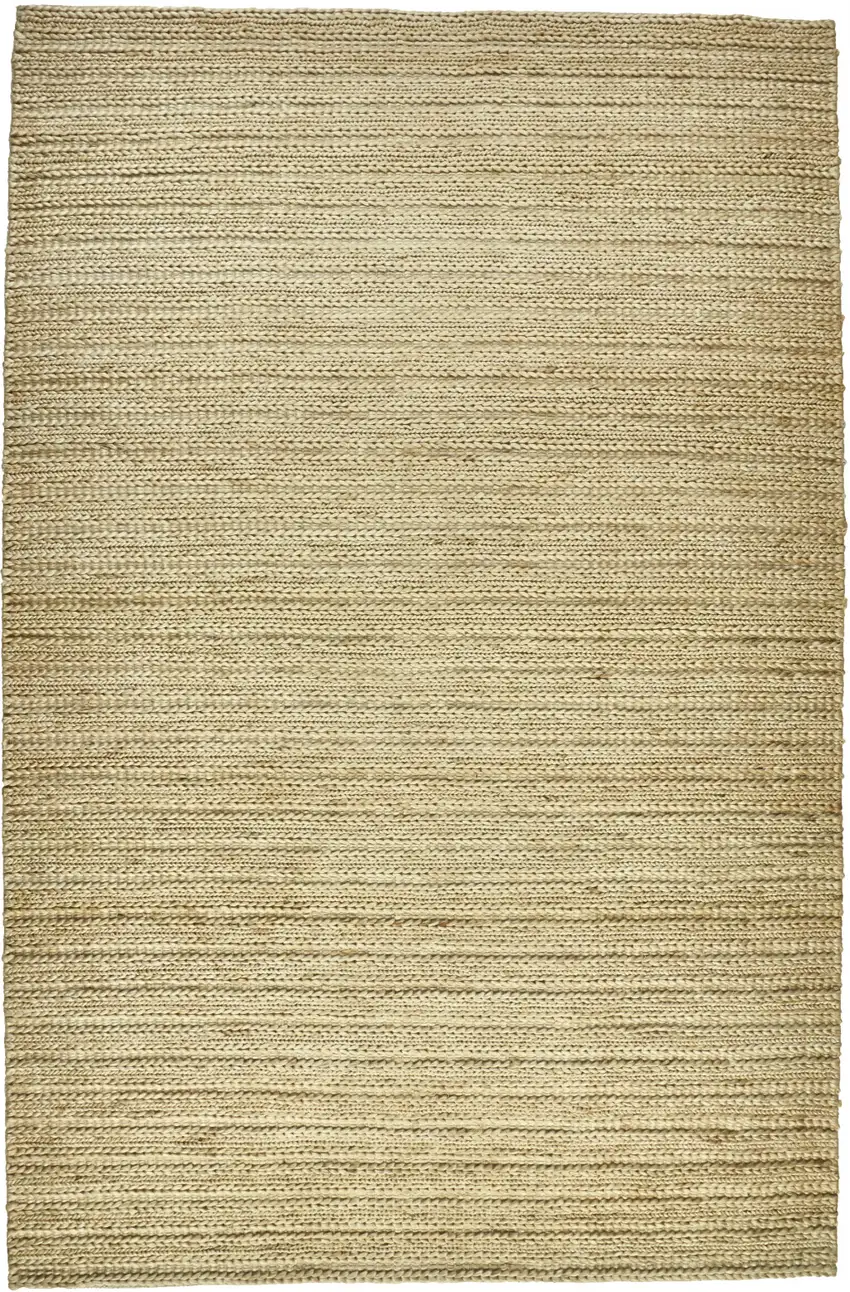 Tan Ivory And Taupe Hand Woven Area Rug Photo 1