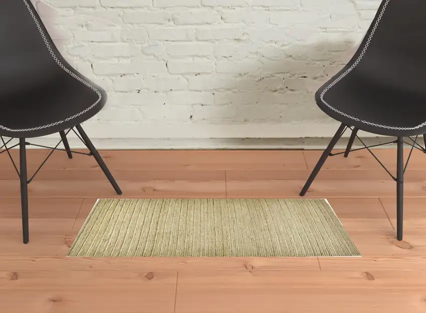 Tan Ivory And Taupe Hand Woven Area Rug Photo 2