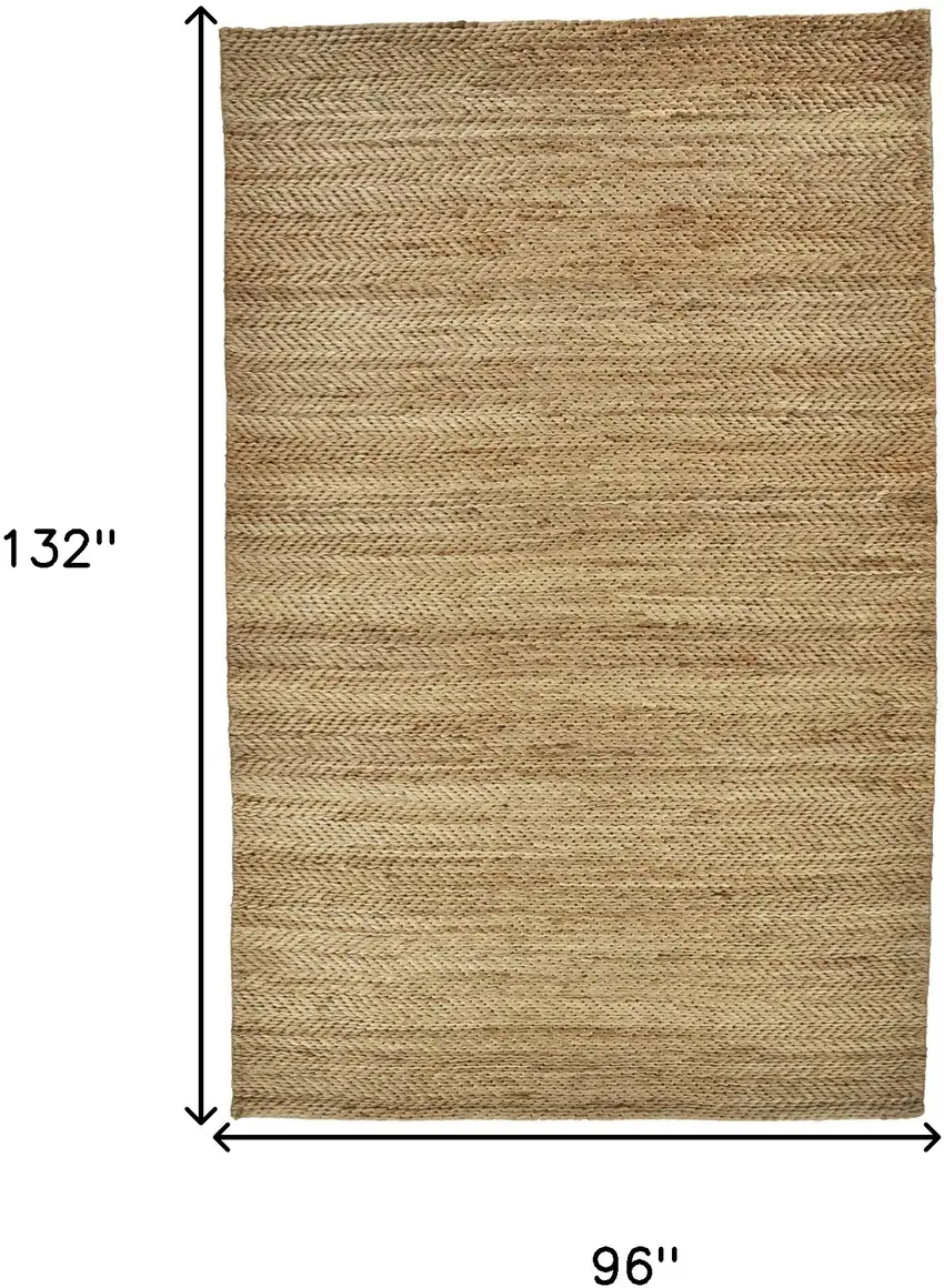 Tan Orange And Brown Hand Woven Area Rug Photo 10