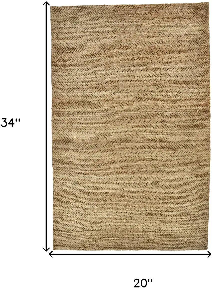 Tan Orange And Brown Hand Woven Area Rug Photo 10