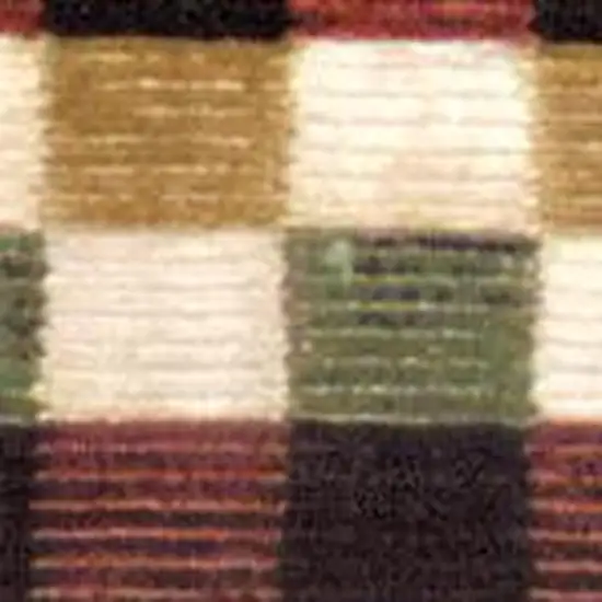 Tan Red And Black Oriental Hand Knotted Area Rug Photo 3