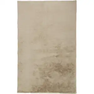 Photo of Tan Shag Area Rug