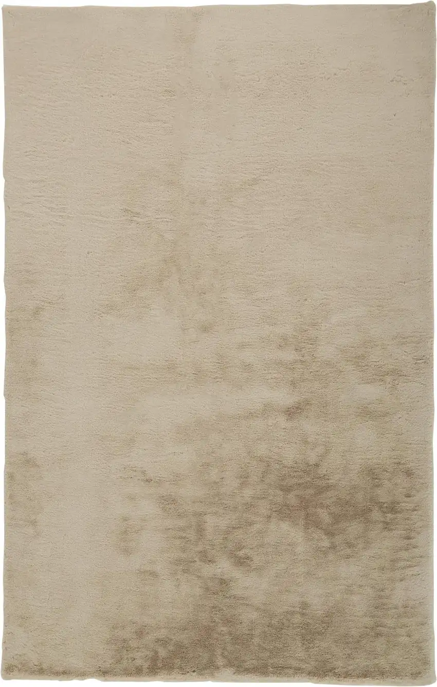Tan Shag Area Rug Photo 1