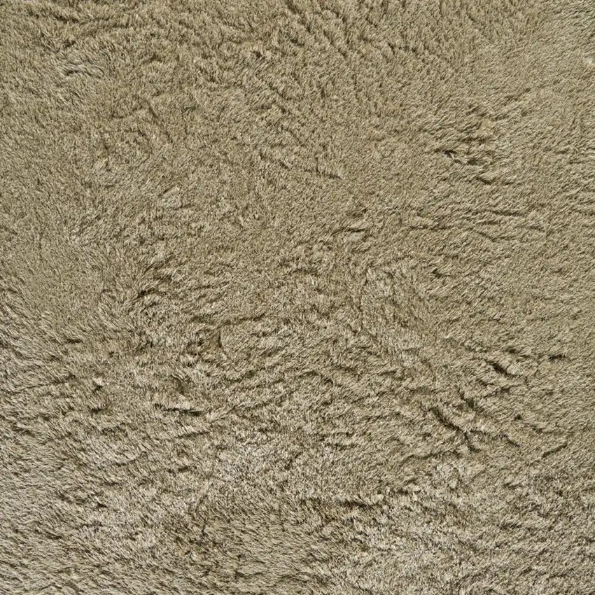 Tan Shag Hand Tufted Area Rug Photo 9
