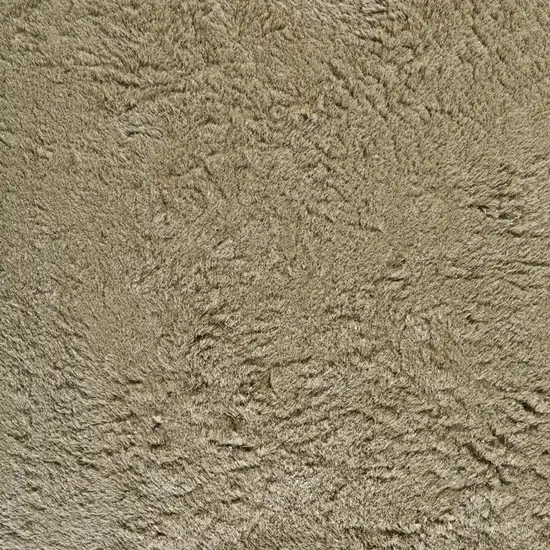 Tan Shag Hand Tufted Area Rug Photo 6