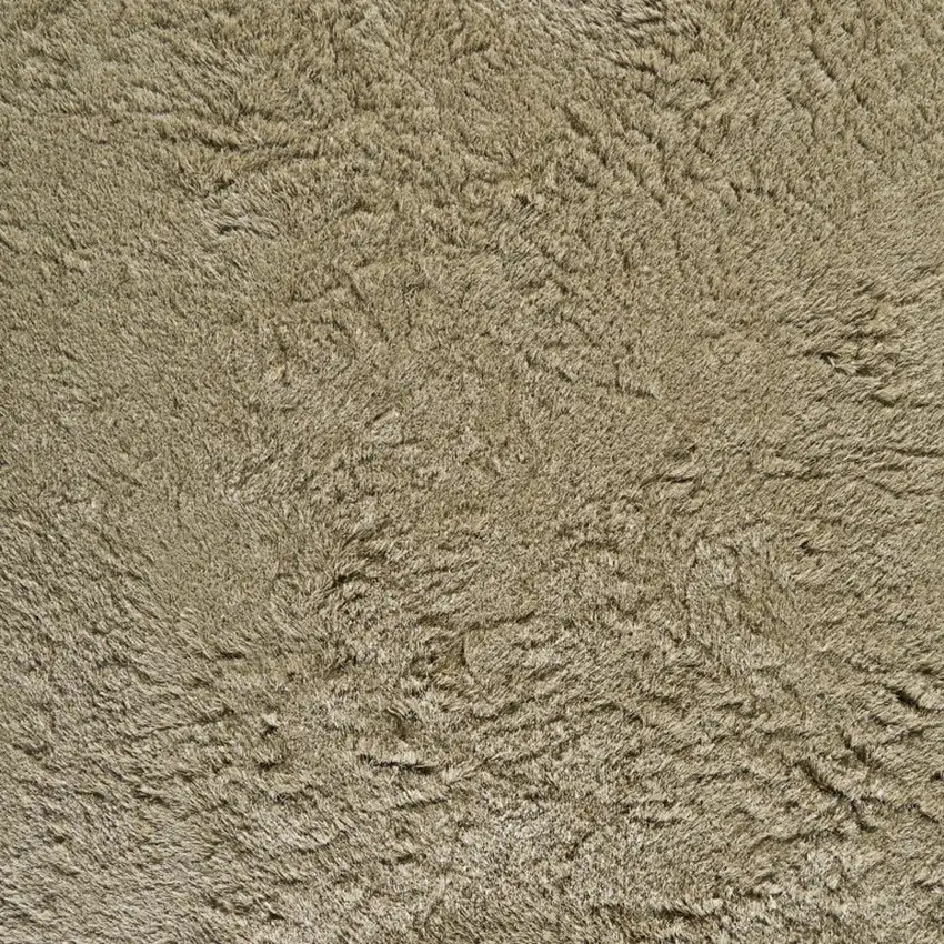 Tan Shag Hand Tufted Area Rug Photo 6