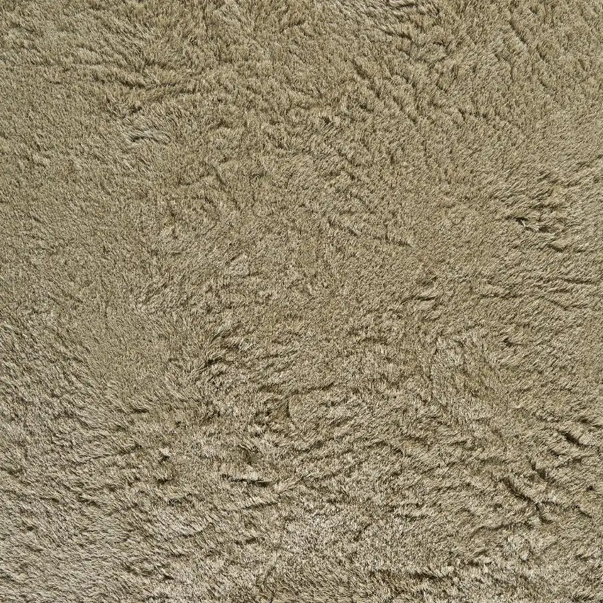 Tan Shag Hand Tufted Area Rug Photo 5