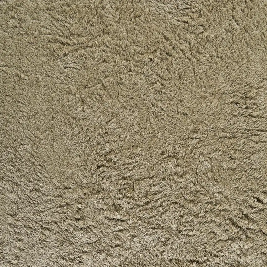 Tan Shag Hand Tufted Area Rug Photo 7