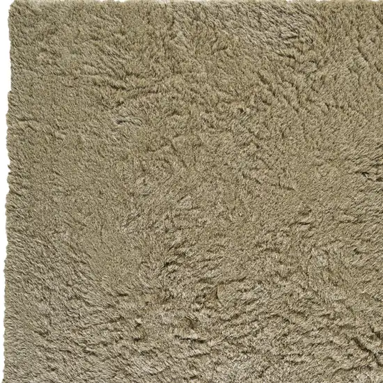 Tan Shag Hand Tufted Area Rug Photo 9
