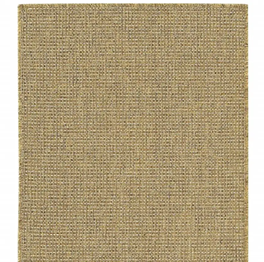 Tan Stain Resistant Indoor Outdoor Area Rug Photo 7