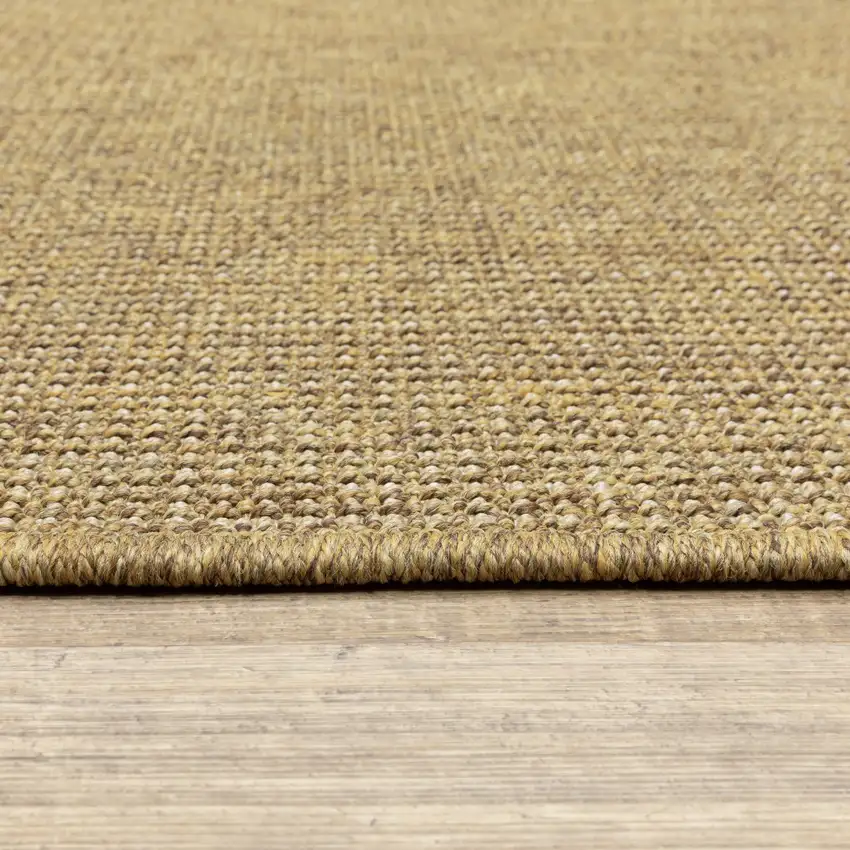 Tan Stain Resistant Indoor Outdoor Area Rug Photo 3