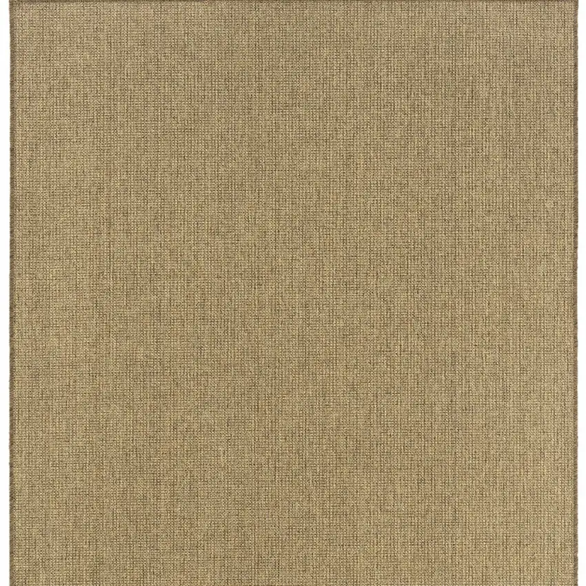 Tan Stain Resistant Indoor Outdoor Area Rug Photo 5