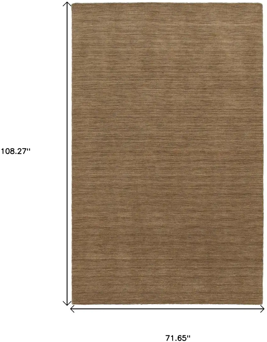 Tan Wool Hand Tufted Area Rug Photo 3