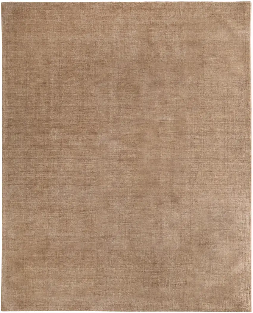 Tan Wool Hand Woven Area Rug Photo 2
