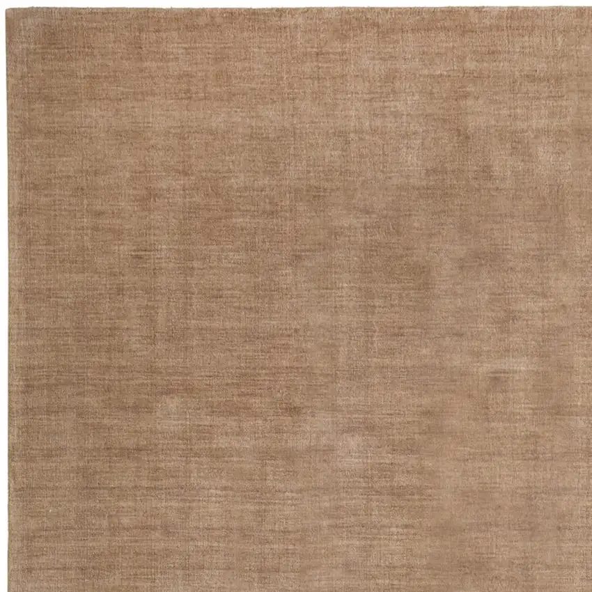 Tan Wool Hand Woven Area Rug Photo 3