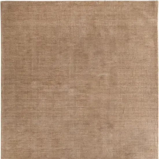 Tan Wool Hand Woven Area Rug Photo 4