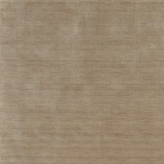 Tan Wool Hand Woven Area Rug Photo 9
