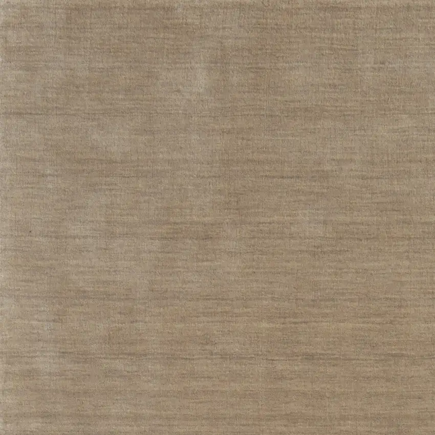 Tan Wool Hand Woven Area Rug Photo 9