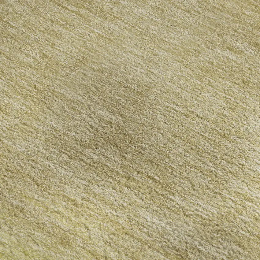 Tan Yellow And Beige Striped Washable Area Rug With UV Protection Photo 2