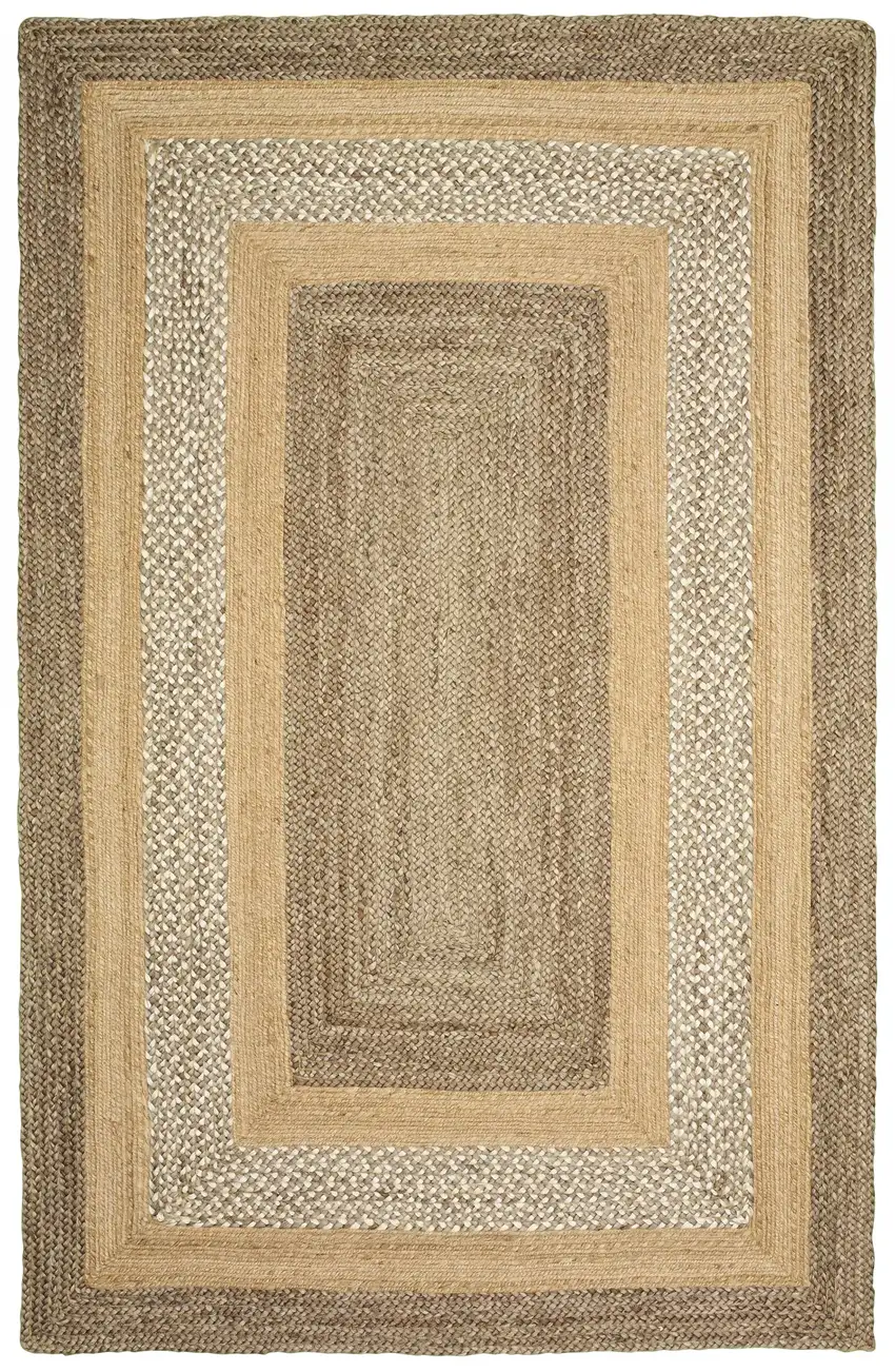 Tan Hand Braided Area Rug Photo 1