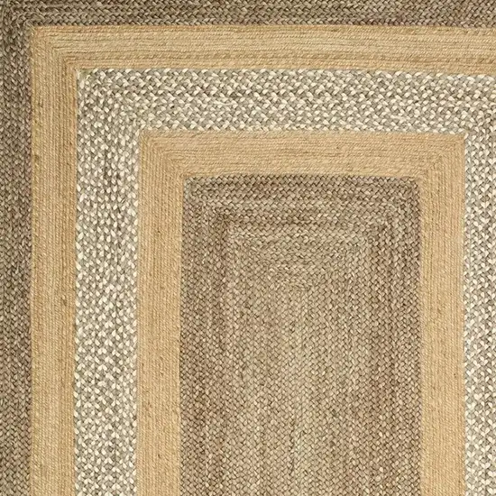 Tan Jute Hand Braided Area Rug Photo 3