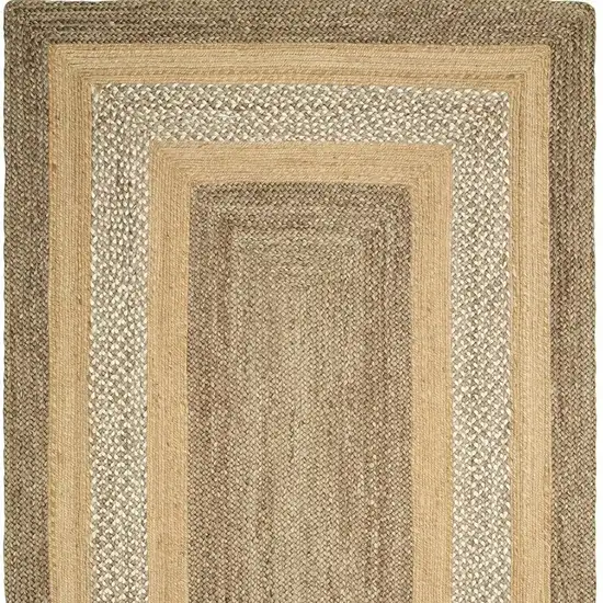 Tan Jute Hand Braided Area Rug Photo 4