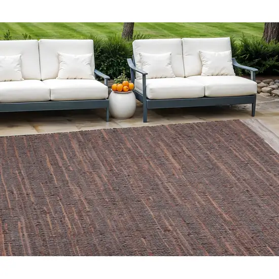 Tan and Beige Patchwork Hand Woven Area Rug Photo 1