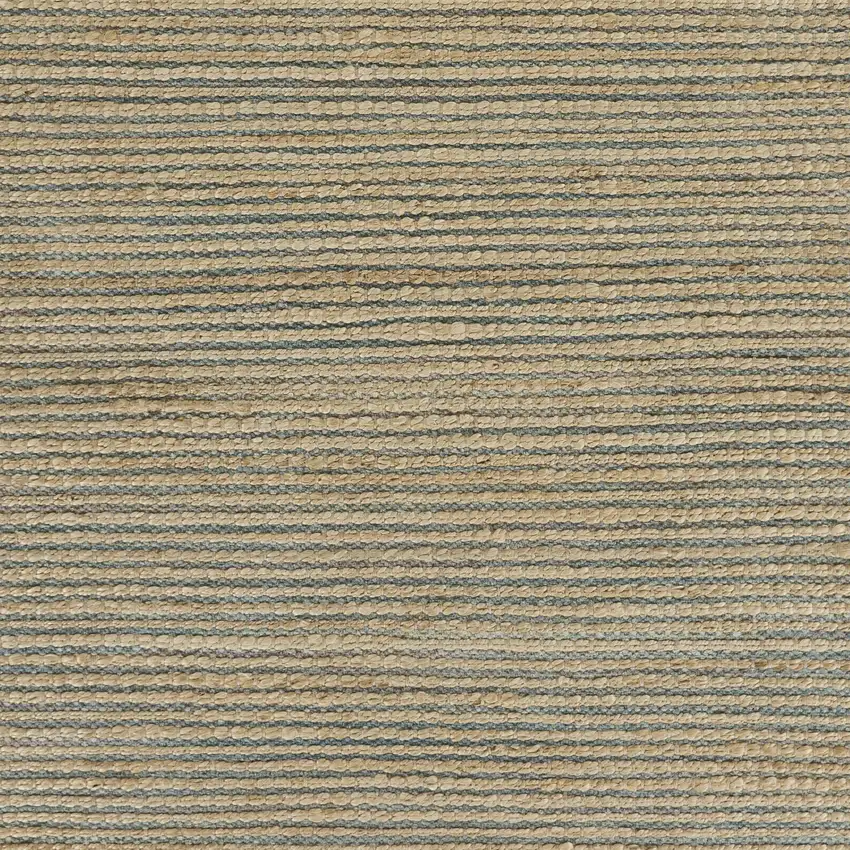 Tan and Blue Undertone Striated Area Rug Photo 1