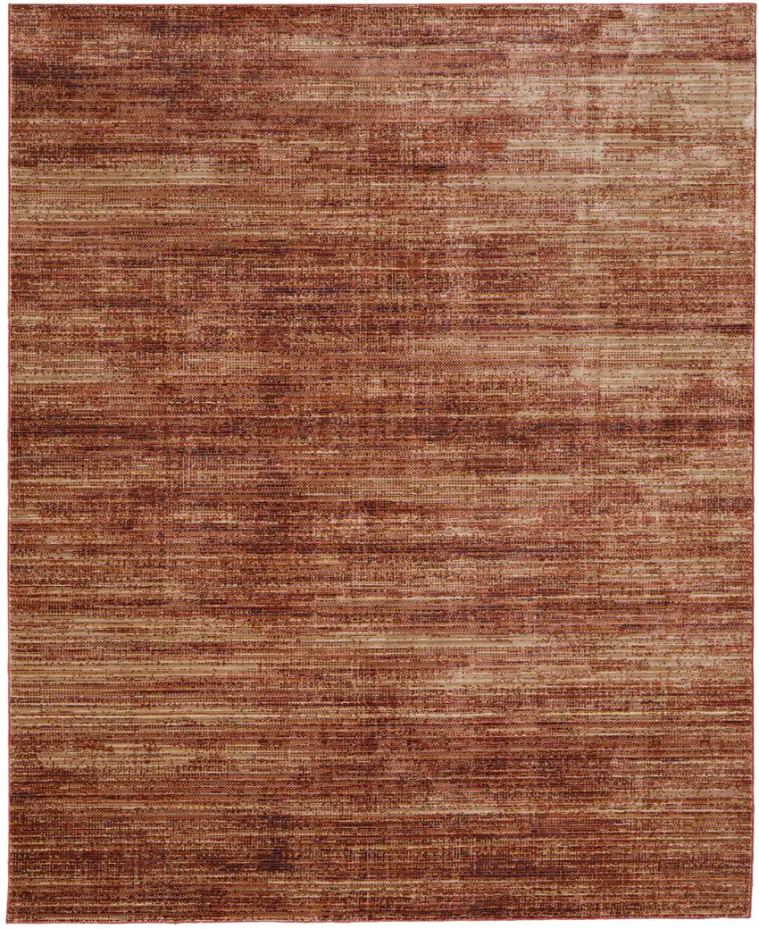 Tan and Brown Power Loom Area Rug Photo 5