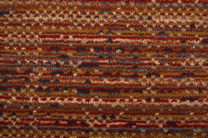 Tan and Brown Power Loom Area Rug Photo 9