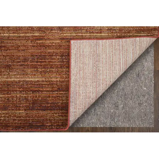 Tan and Brown Power Loom Area Rug Photo 6