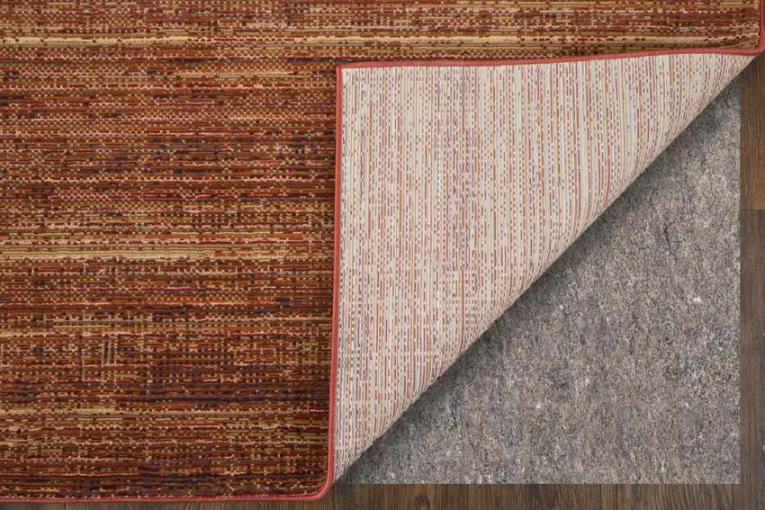 Tan and Brown Power Loom Area Rug Photo 6