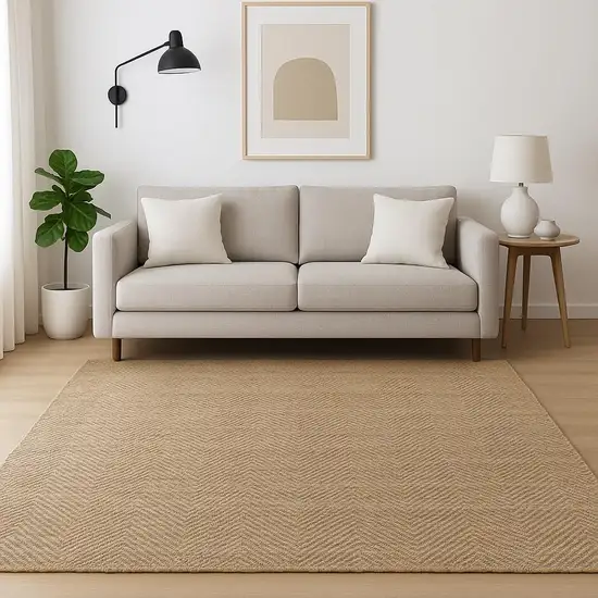 Natural Jute Hand Woven Area Rug Photo 2