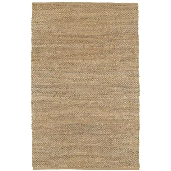 Natural Jute Hand Woven Area Rug Photo 5